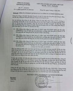 Eco Park kiện F.I.T và Crystal Bay