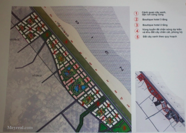 Bản đồ Quy hoạch Khu du lịch biển Wyndham Costa Hà Tĩnh