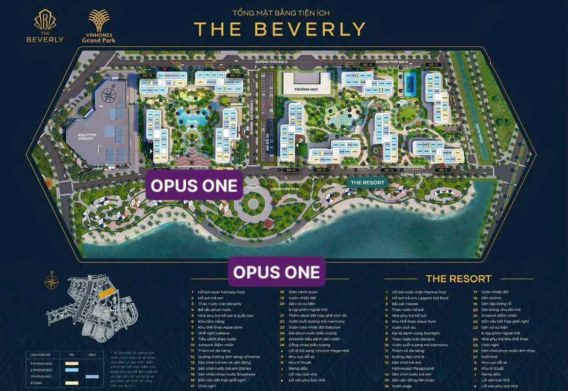 layout thiết kế the opus one