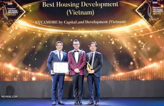 CapitaLand Development nhận giải bất động sản PropertyGuru Việt Nam 2022.