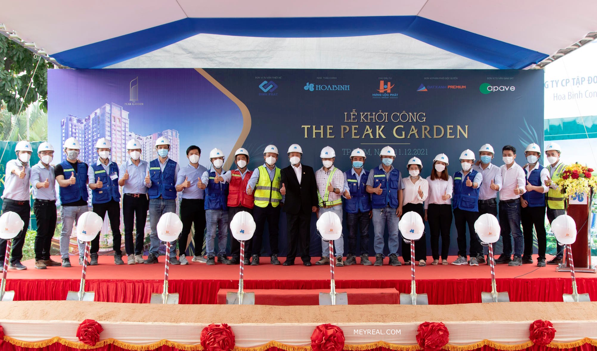 thi công dự án The Peak Garden tại Quận 7