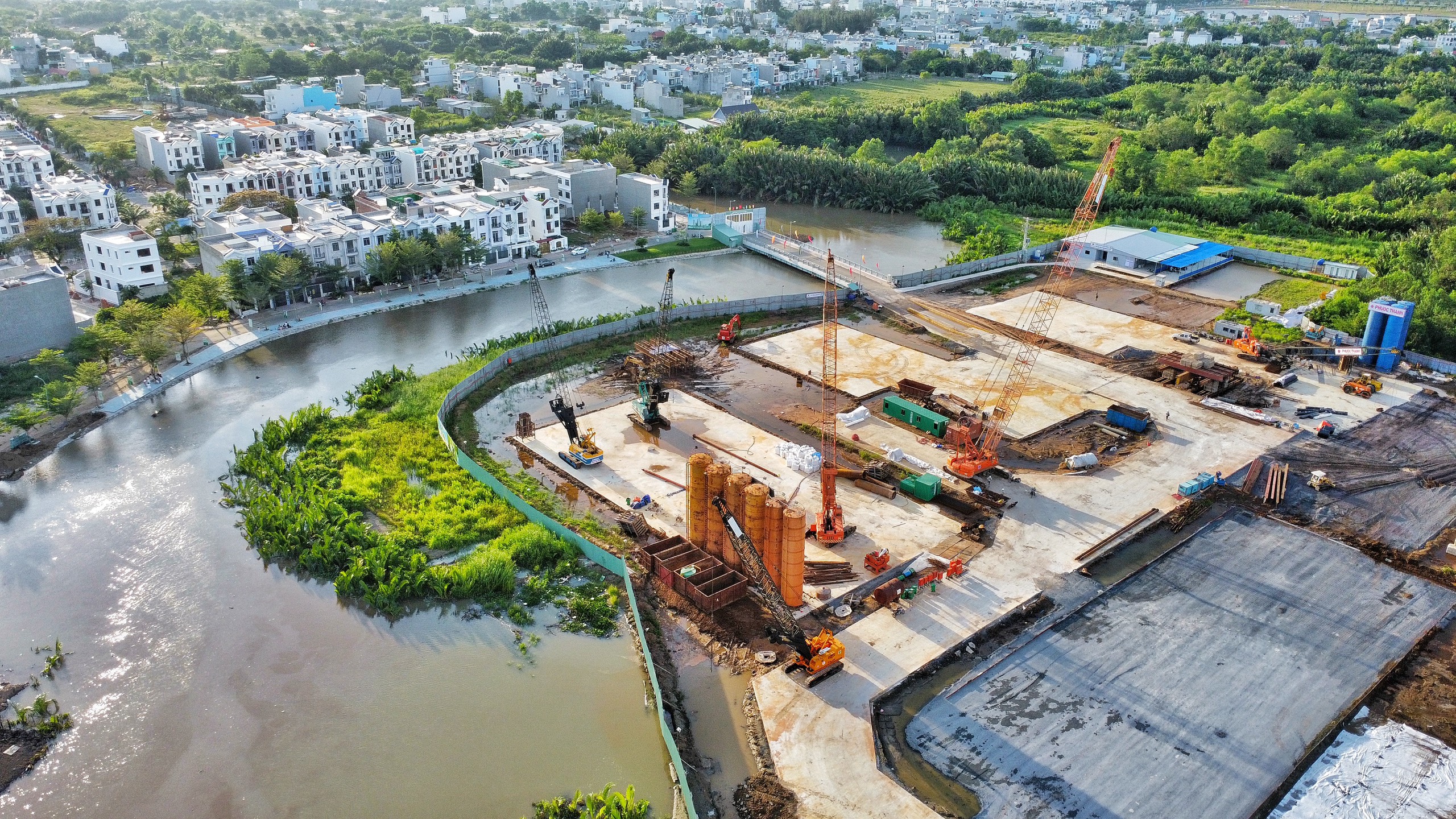 công trường thi công MT Eastmark City Thủ Đức