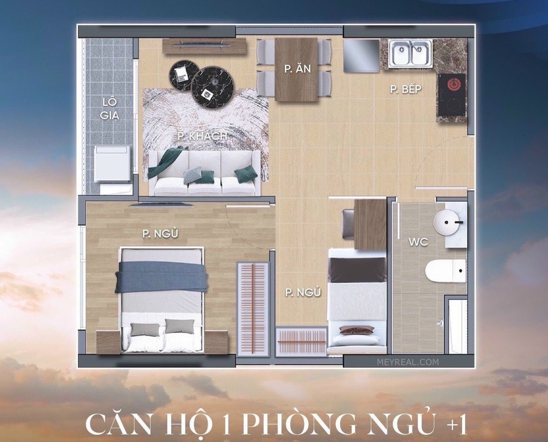 căn hộ 1Pn+ the beverly solari