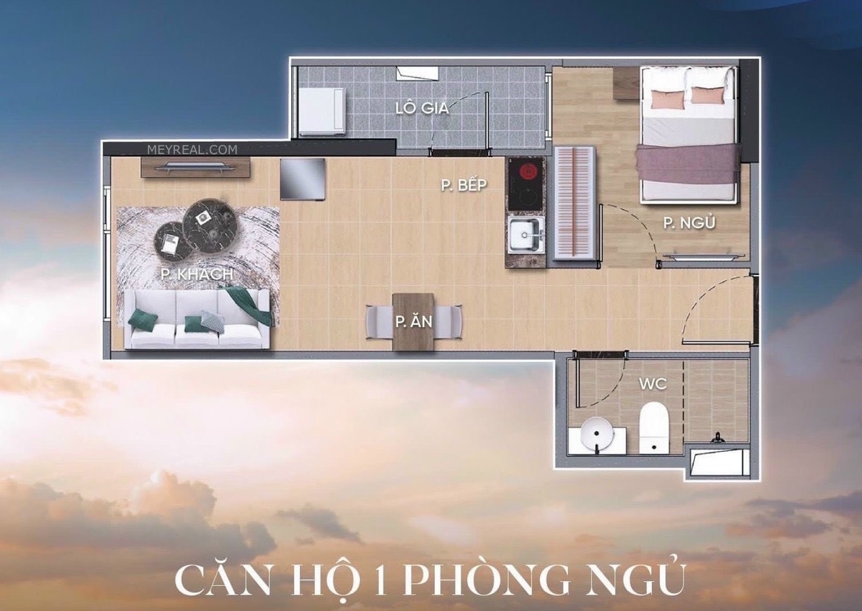 căn hộ 1pn the beverly solari