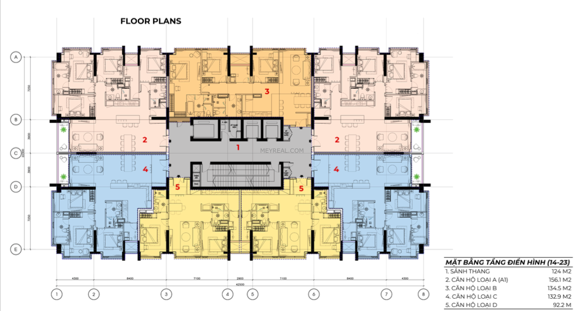 MẶT BẰNG TẦNG STELLA RESIDECE