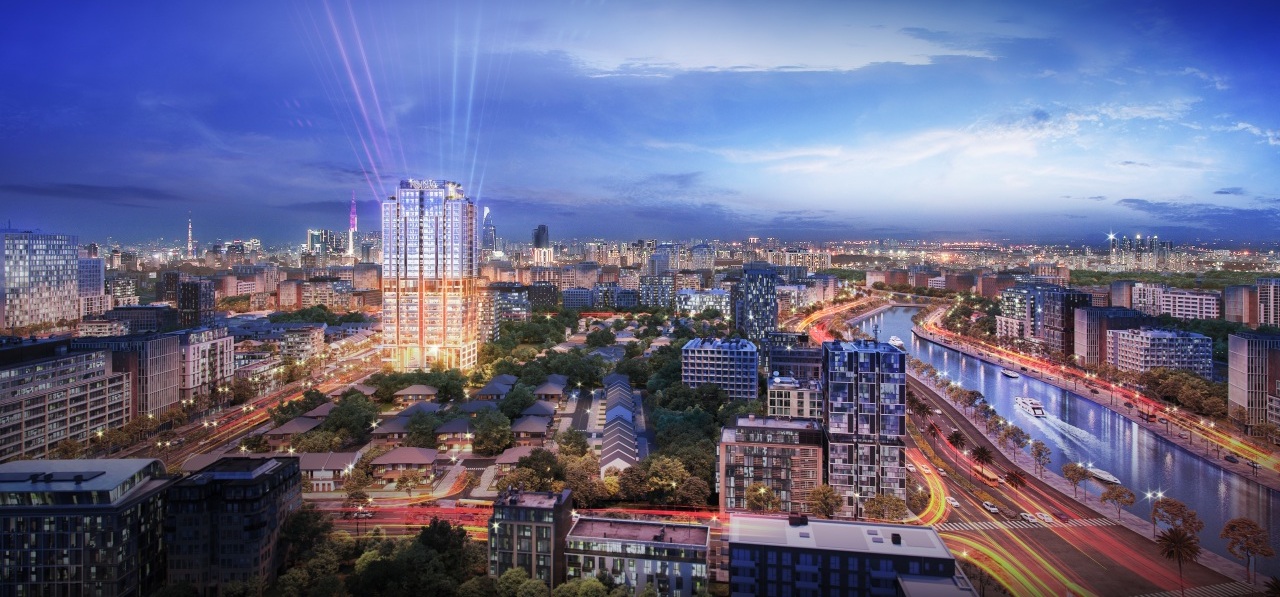 toàn cảnh tòa căn hộ stella residence kita group