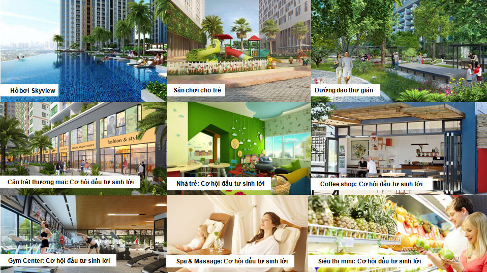 hình ảnh tiện ích căn hộ moonlight avenue