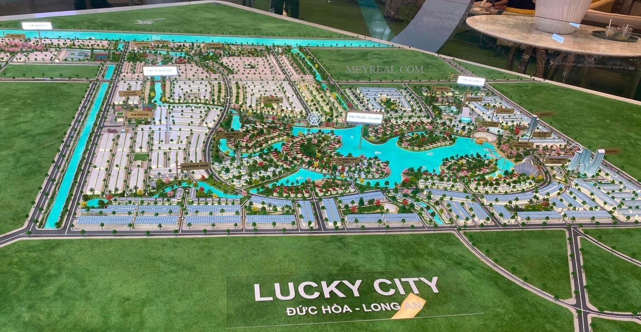 thiết kế nhà mẫu và sa bàn dự án lucky city novalnd