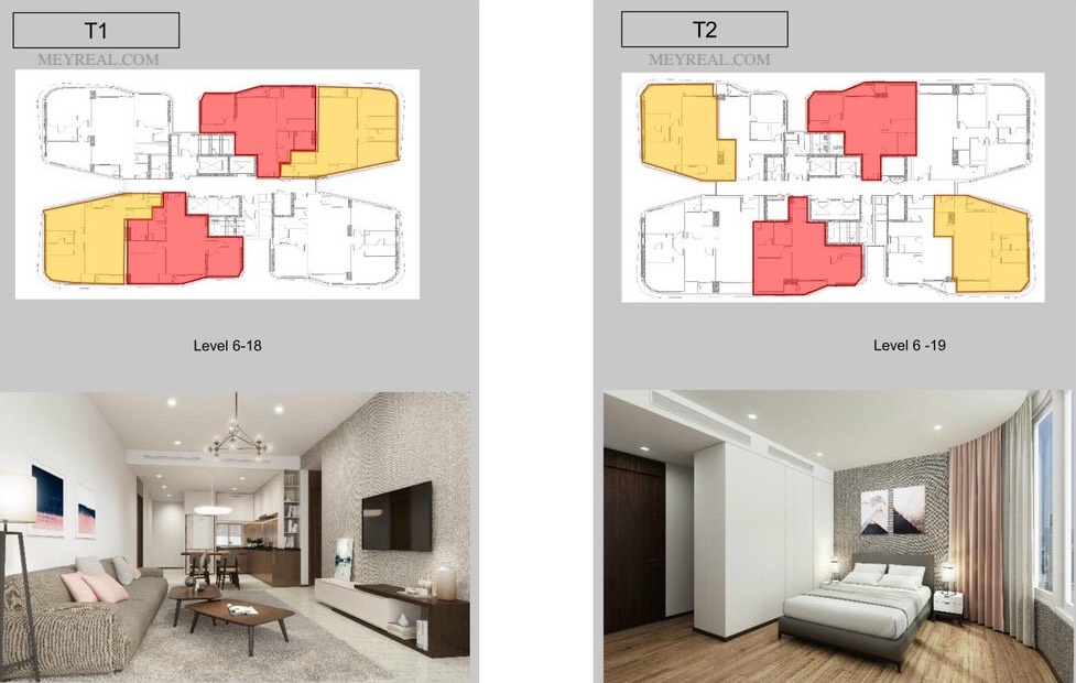 nội thất thiết kế layout căn hộ thu thiem zeit river