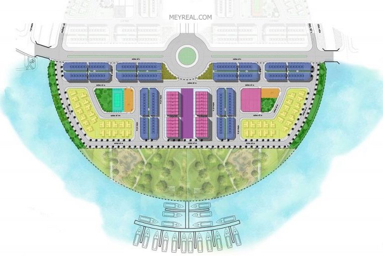 tổng thể mặt bằng dự án new vegas ha tien