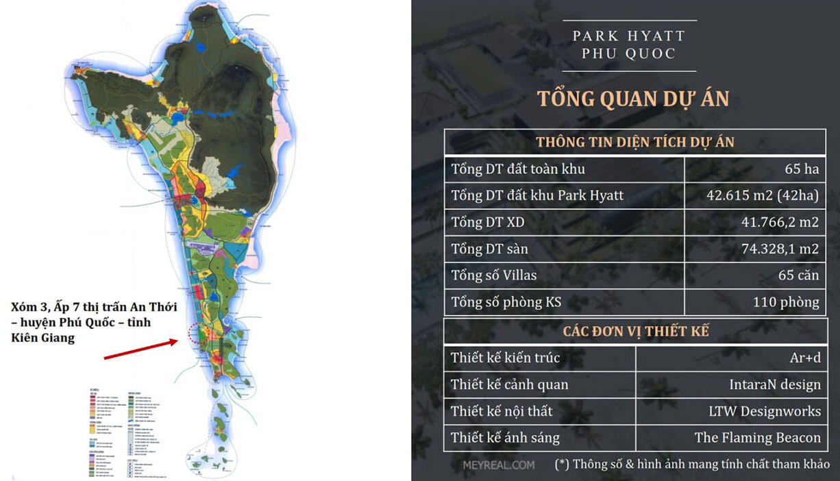 THÔNG TIN vị trí Park Hyatt Phu Quoc Residences