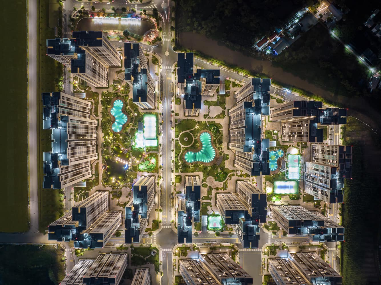 ảnh đẹp Vinhomes Grand Park the rainbow