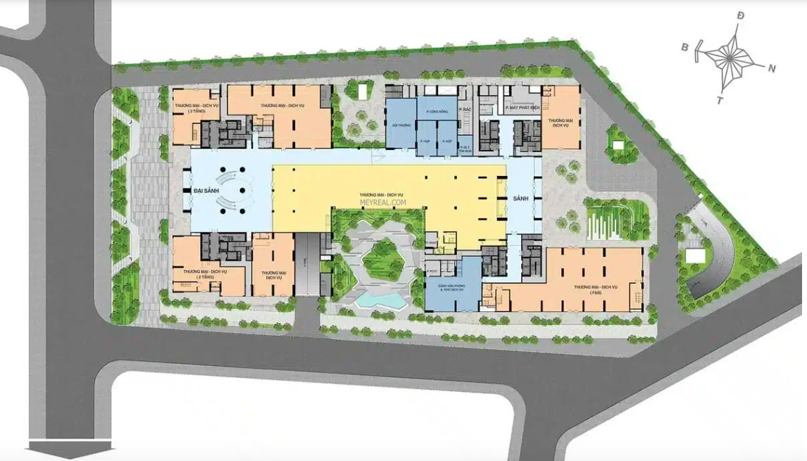 mặt bằng tổng thể 9x an sương hưng thịnh