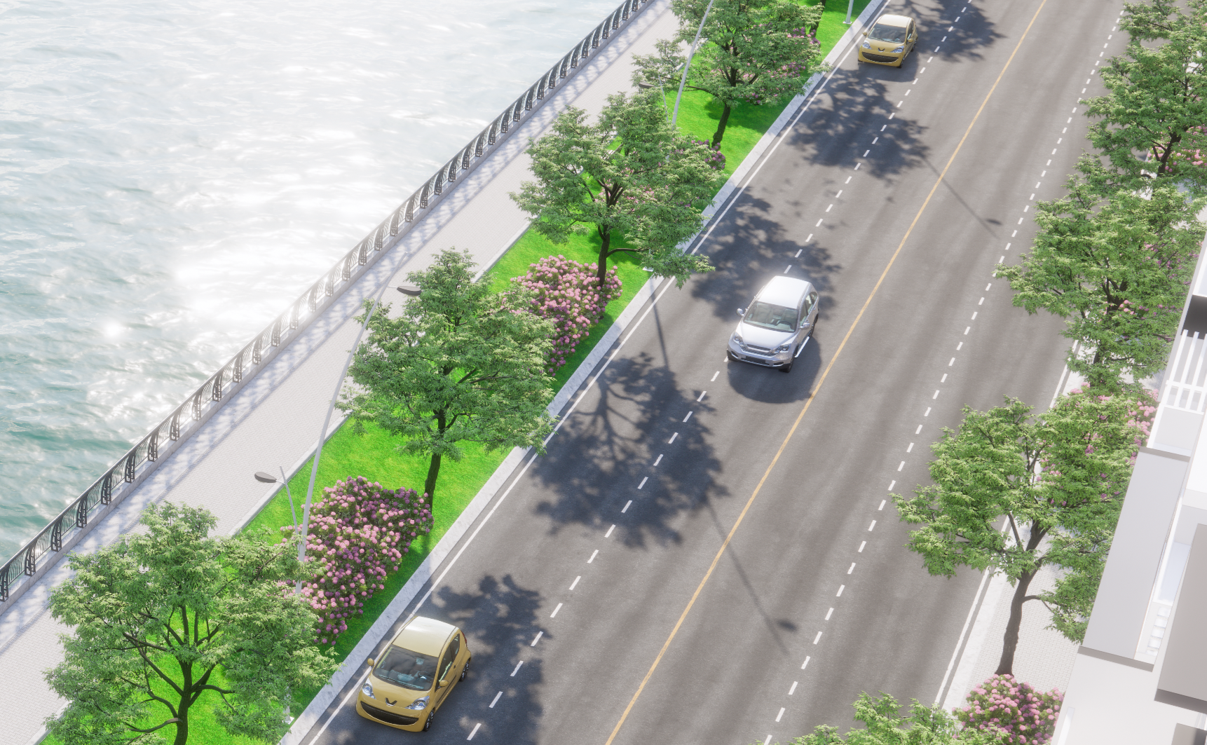 phối cảnh Kênh Tham Lương - Bến Cát - rạch Nước Lên