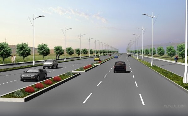 PHỐI CẢNH ĐƯỜNG CAO TỐC ĐỒ HOẠ MEYREAL