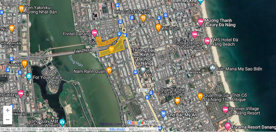 bản đồ VỊ TRÍ SUN COSMOS RESIDENCE ĐÀ NẴNG