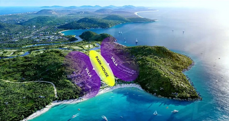 vị trí quy hoạch các phân khu Sunrise Park Villa