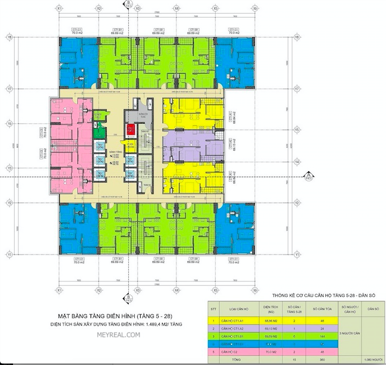 mặt bằng nhà ở xã hội hải phòng