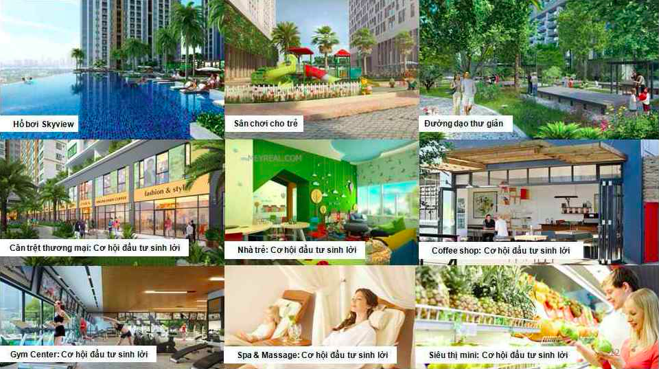 tiện ích nội khu khải hoàn prime