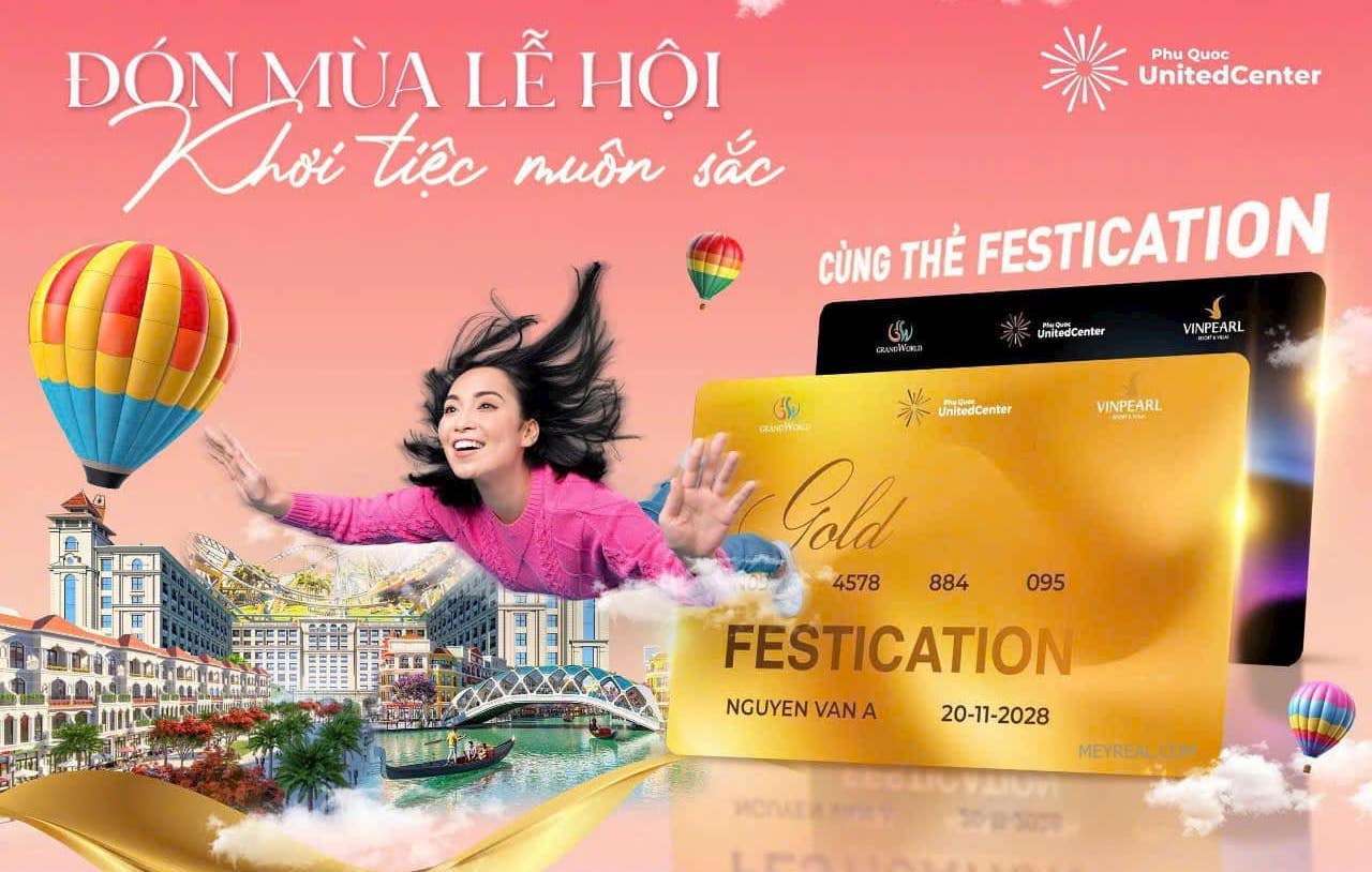 Thẻ ưu đãi FestiCation Phú Quốc United Center 