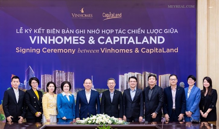 Vinhomes và Capitaland Development hợp tác chiến lược toàn diện