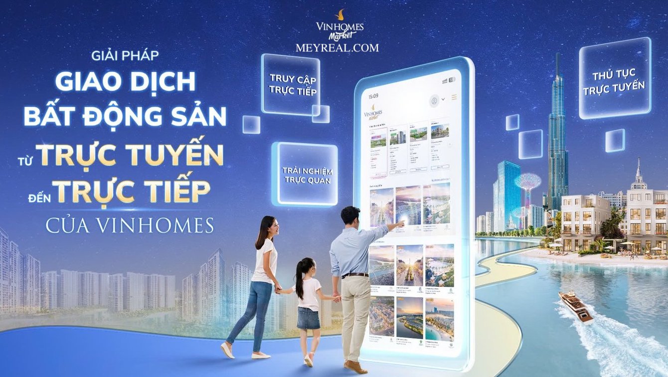 nền tảng giao dịch bất động sản Vinhomes Market