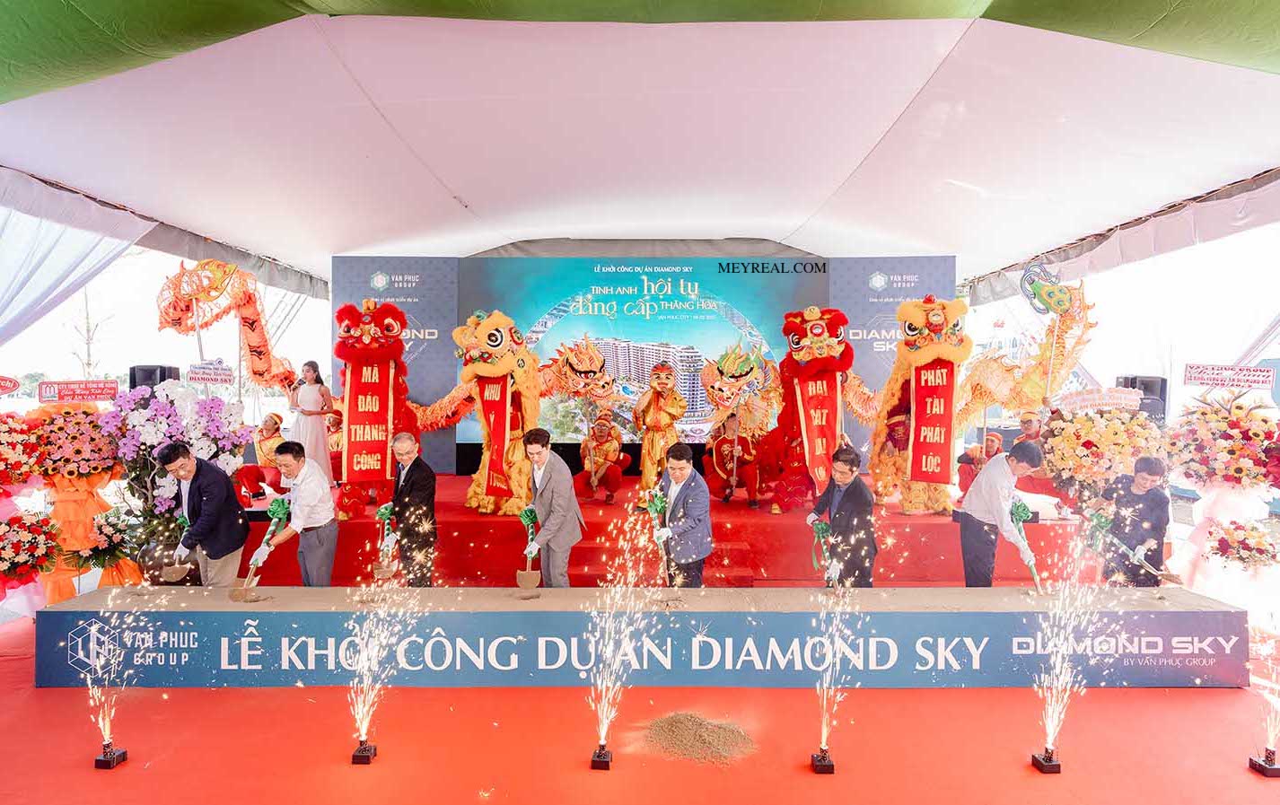 Khởi công và ra mắt Diamond Sky khu căn hộ và TTTM Vạn Phúc City