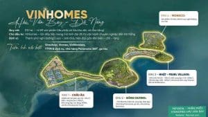 Tổng quan mặt bằng dự án Làng Vân - Vinhomes Hải Vân bay