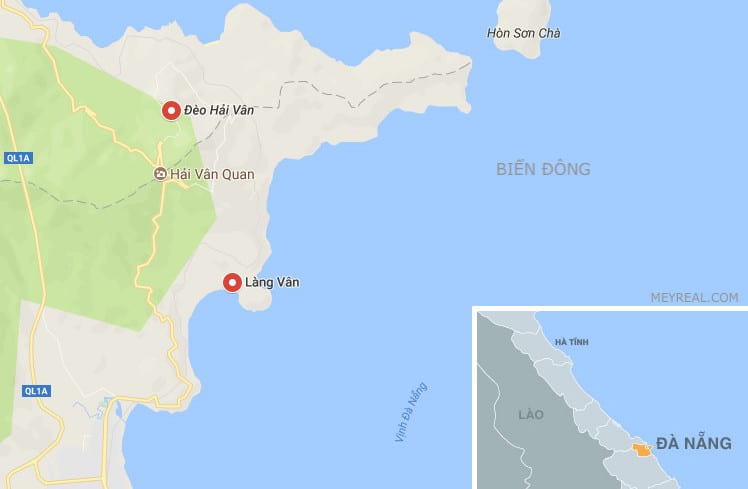 Vị trí dự án Vinhomes Hải Vân Bay (Làng Vân – Vinpearl Heaven Bay)