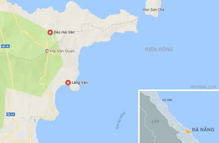 Vị trí dự án Vinhomes Hải Vân Bay (Làng Vân – Vinpearl Heaven Bay)