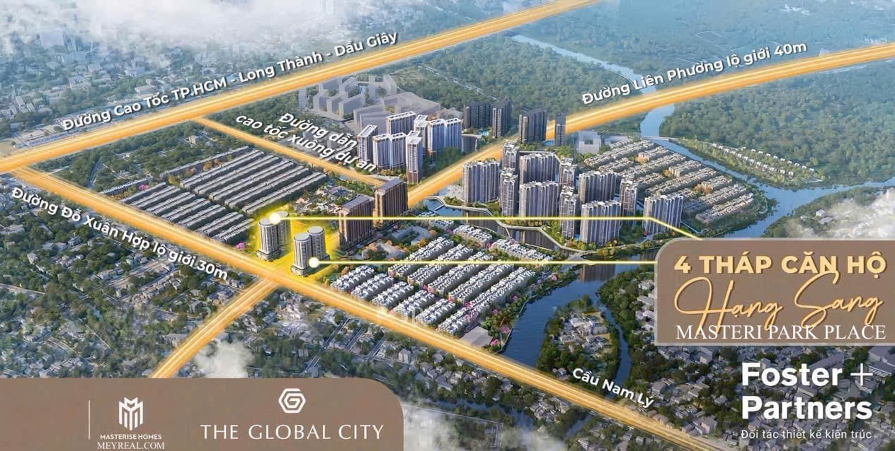 Vị trí khu căn hộ CT5 Masteri Park Place