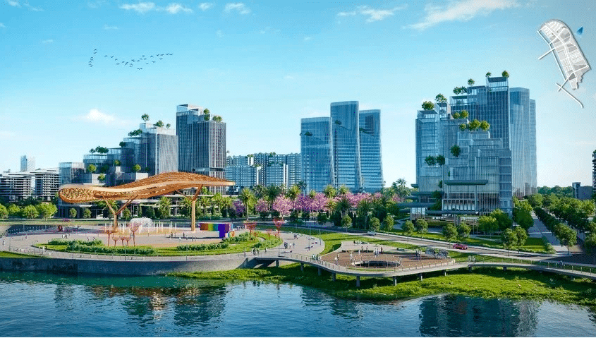 Sunshine Rivernia Grand Marina (Khu Bắc) và Sunshine Rivernia Finance & Tech Hub (Khu Nam)