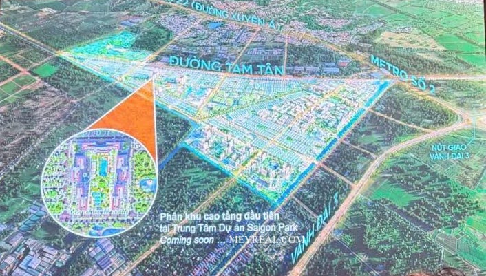 Vị trí dự án Masteri tại Vinhomes Saigon Park